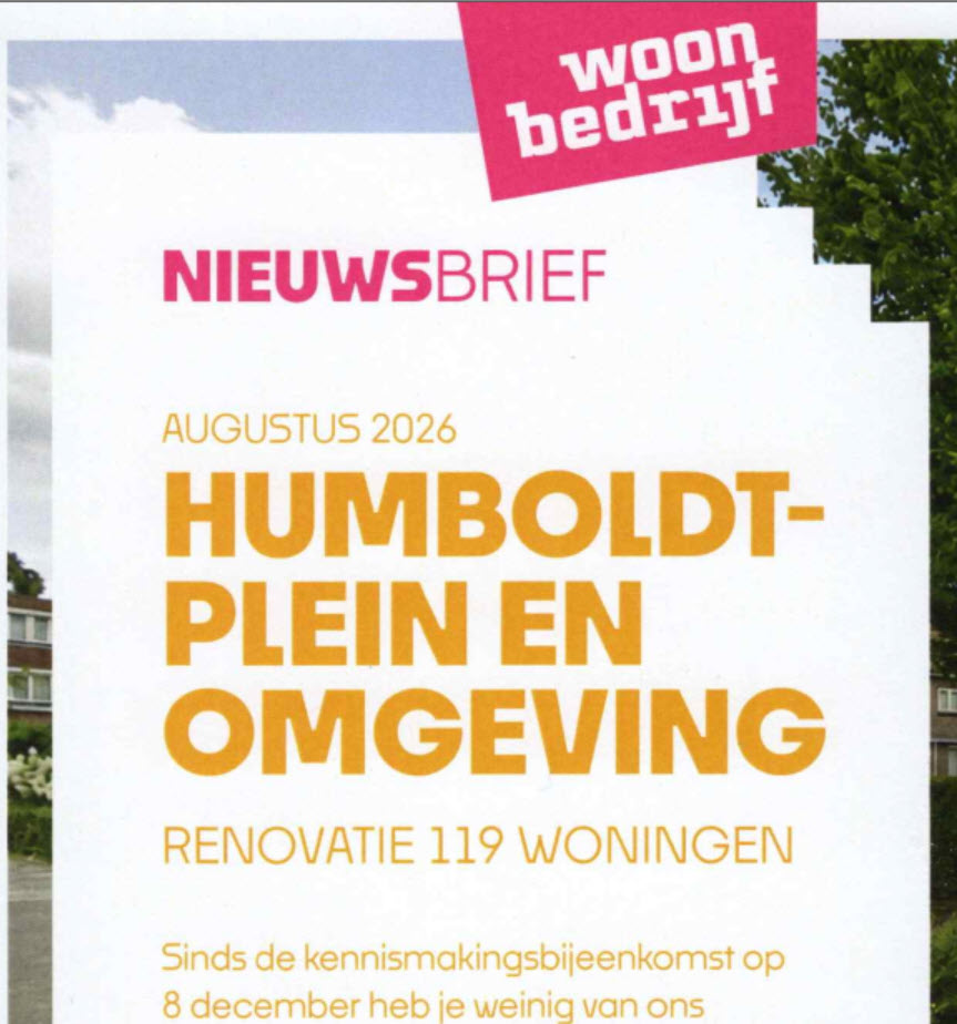 Nieuwsbrief van Woonbedrijf